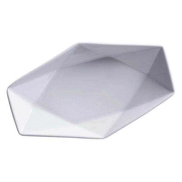 Latitude Run® G.E.T. HighStrength Porcelain Geometric Appetizer Plate